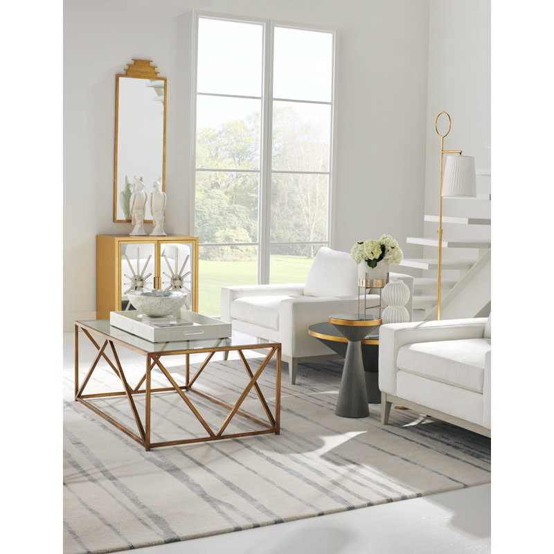 Temple Flat Metal Wall Mirror