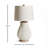 Ainsley White Ceramic Table Lamp 20 in.