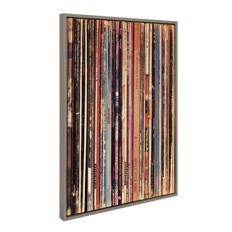 Disques 33 tours, Victrola, gris