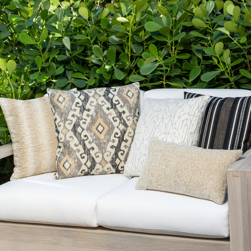 Evolution Indoor/Outdoor Pillow Cover & Insert by Elaine Smith, 22" H x 22" W, Square