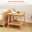 Table d'appoint en bambou Boho