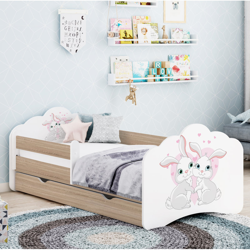 Courtois Cabin Bed Themed Beds, 56.5 x 70 x 140cm, Sonoma Oak