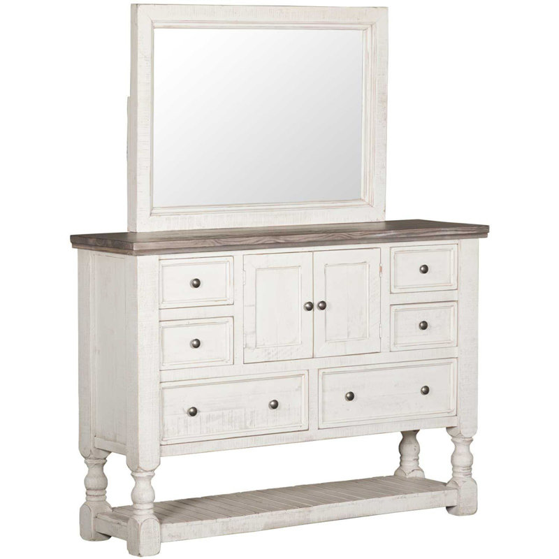 Commode combinée 6 tiroirs Wynnewood Glenna