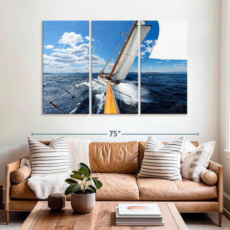 Mehar voilier à Saint Tropez, H 42 po x l 65 po