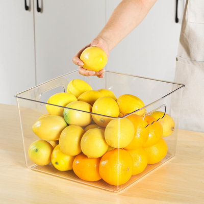 4-pack Extra Large Clear Storage Bins