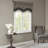 Aubrey Jacquard Window Rod Pocket Single Valance With Beads-1768060563