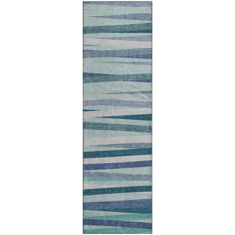 Premium Machine Washable Natoma AMF997 Stripes Rug