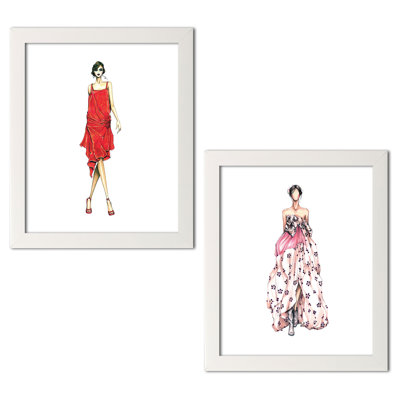 Portfolio 121 And 032 by Nancy Riegelman - 2 Piece Graphic Art