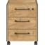 Astella 41.4 cm W 3 -Drawer Filing Cabinet