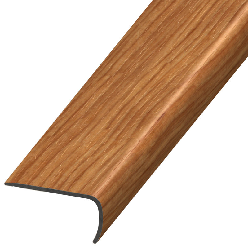 Plastic 2'' W x 94'' L Stair Nose, Antique Maple