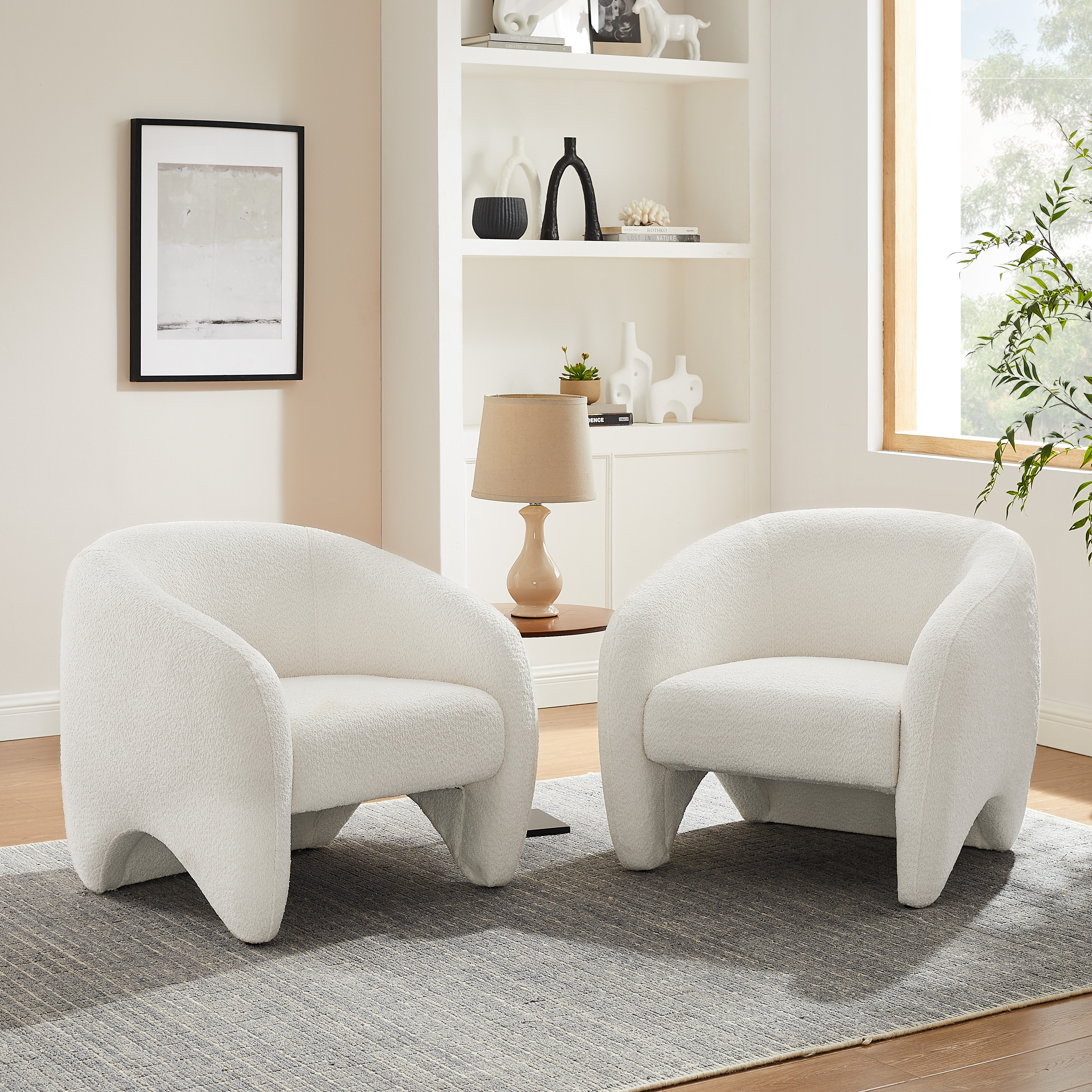 Ivy Bronx Hitas Upholstered Modern & Comfort Fully Assembly Barrel Chair | Wayfair