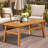 Patio Light Brown Wood Coffee Table