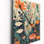Horloge murale rétro Vintage Wildflowers In Pastel III - Abstract Botanicals-99633697