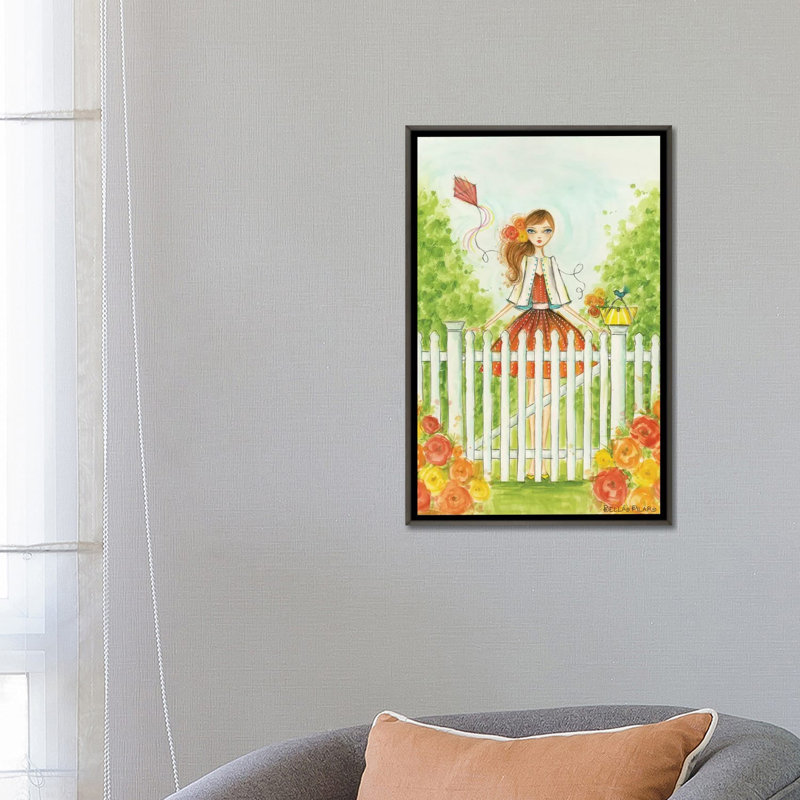Printemps à Summerside, art, H 26 po x l 18 po x P 1,5 po, Toile encadrée de bois rustique foncé