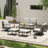 Mariene 4 - Person Patio Conversation Set with Cushions-101250923-101250922