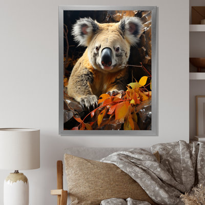 Koala Bush Retreat 2 - Koala Animal, art mural