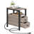 Artimon 24'' Tall 2 - Drawer End Table Set with Storage and Charging Station-352992860