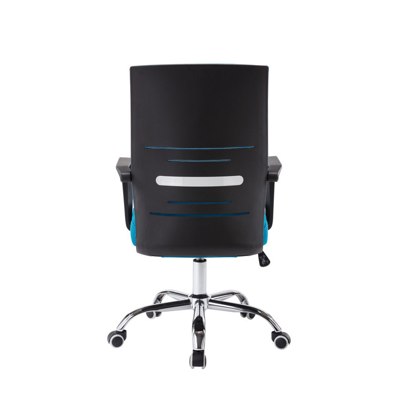 Chaise de bureau Atlee, Turquoise