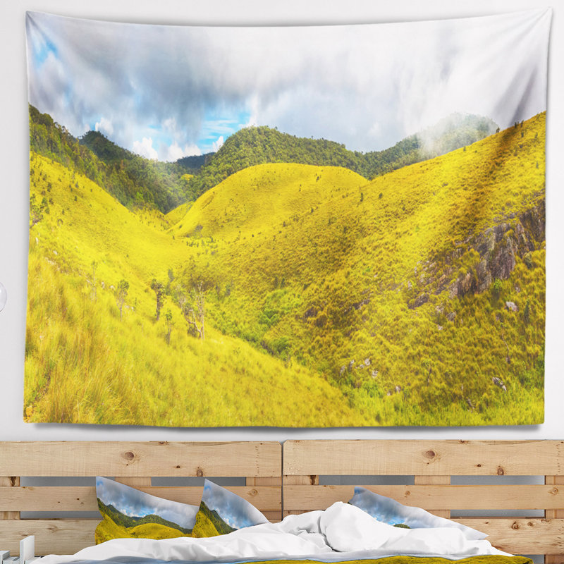 Tapisserie vert magnifique horton plains, H 32 po x l 39 po