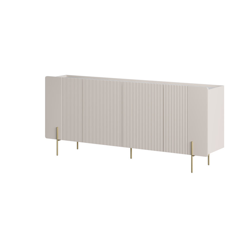 Oteri 200cm Sideboard, Cashmere/Gold
