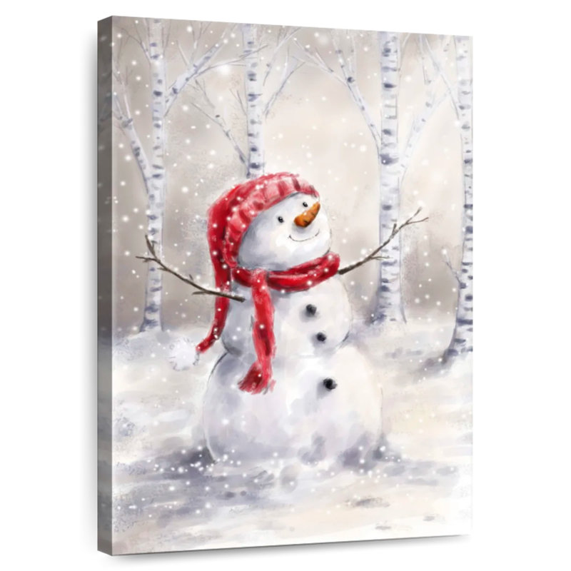 Bonhomme de neige en bois, H 51 po x l 34 po