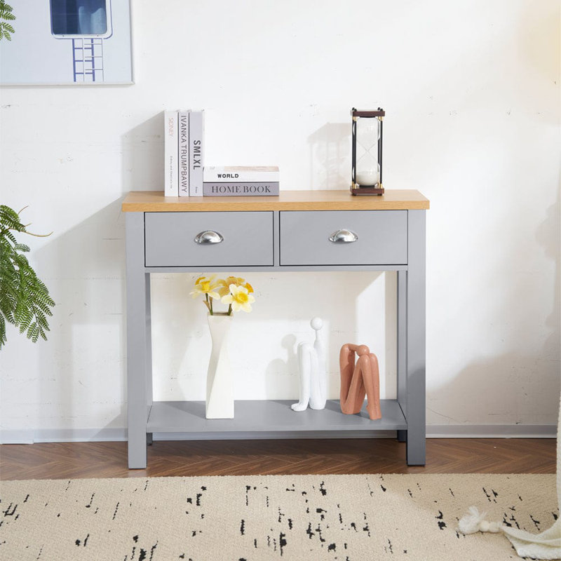 Jacklyn 85cm Console Table, Grey