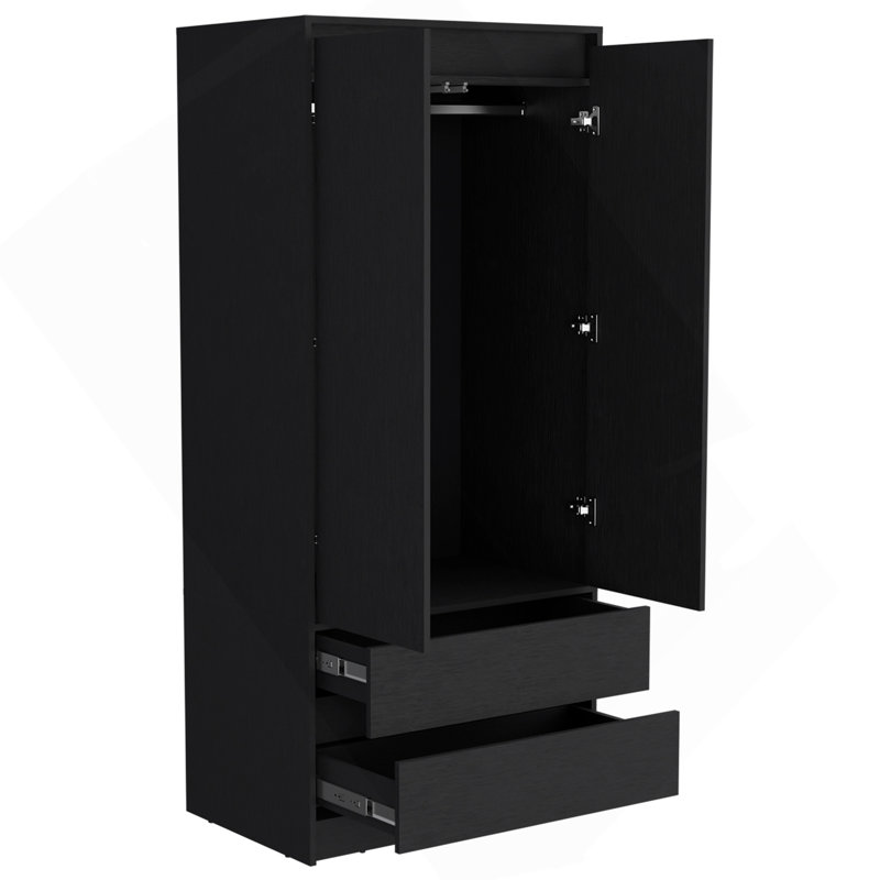 Armoire ferme, chambre à coucher, noir, Noir