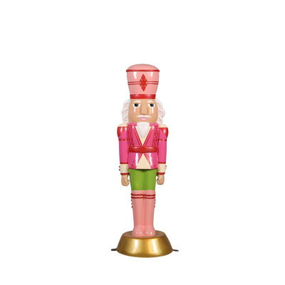 Casse-noisette de Noël américain 4 pi - rose