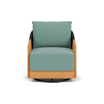 Alpine Outdoor Teak Swivel Lounge Chair