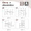Chaise berçante d'extérieur en PEHD Aoodor-1870344039