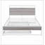 Base de lit plateforme en métal avec couchette, ports USB et support à lattes-822897278-822897277