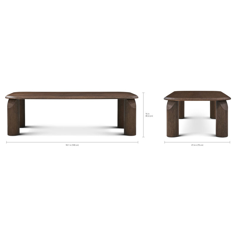 Vienna Cocktail Table, Brown