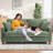 2-seater corduroy sofa-2082241703