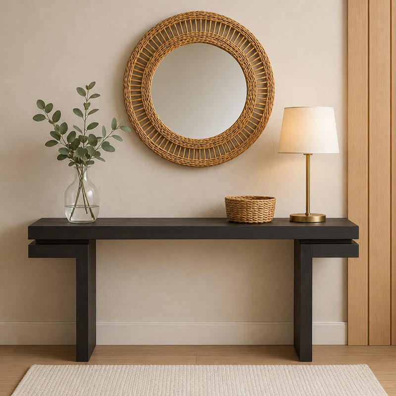 Console 66 po extra large, Noir