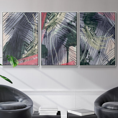 " Monet's Landscape IV " 3 - Pieces