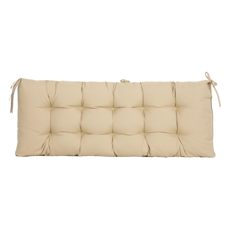 Cassella Outdoor 4'' Bench Seat Cushion, Beige