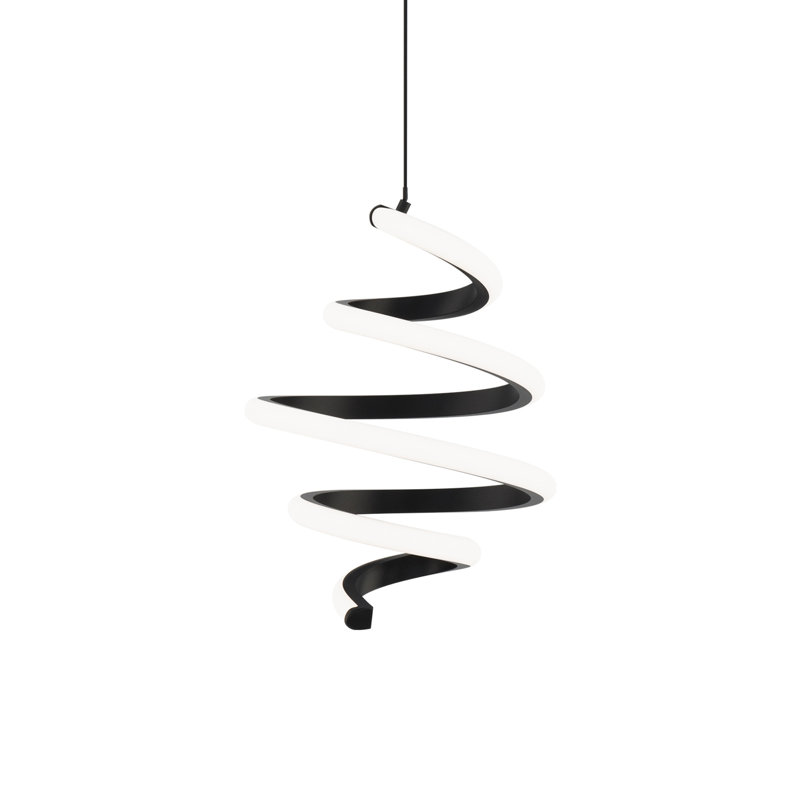 Luminaire suspendu à intensité variable à 1 lumière DEL Whirl, 3000 K