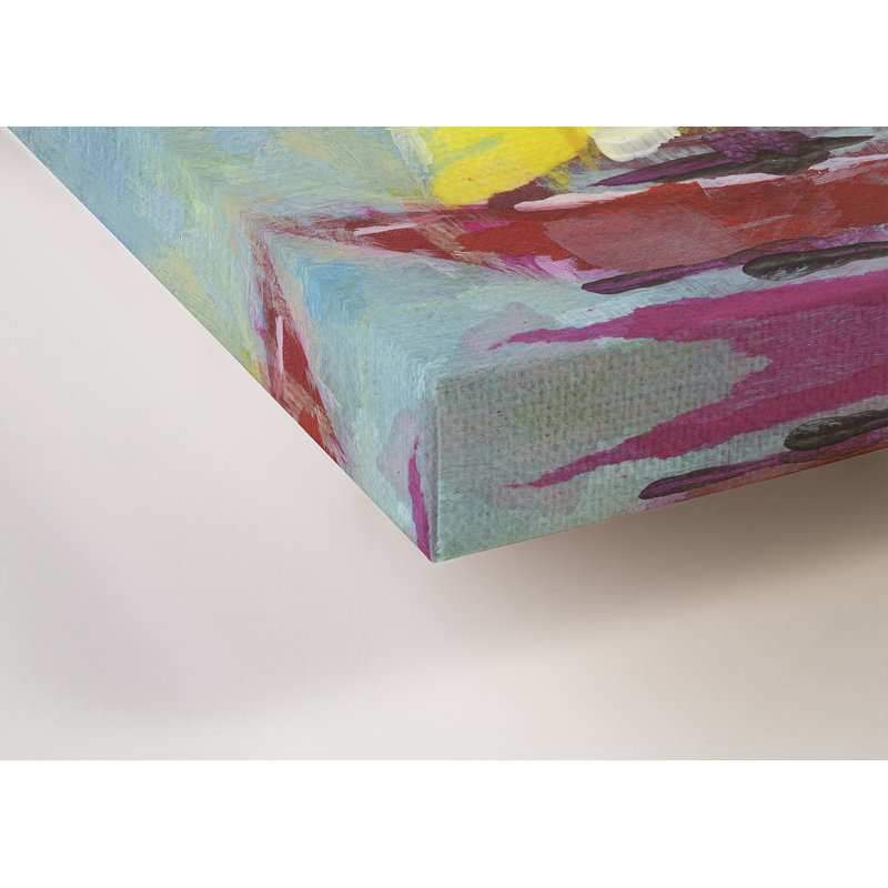 «Painted Sailboat» par Susan Pepe, reproduction d'art sur toile tendue, H 16 po x l 12 po