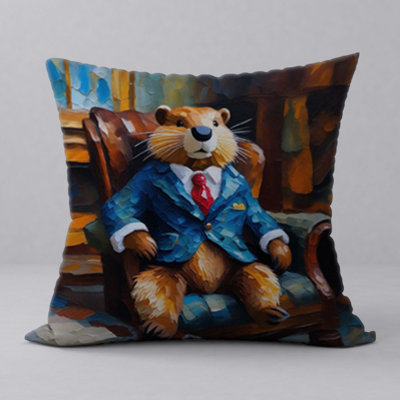 Polyester Throw Square Pillow Cover & Insert