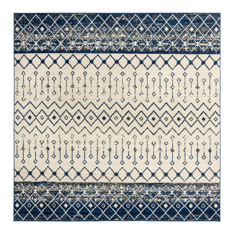 Somerville Geometric Indoor Rug, Square 10'