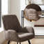 Fabric Upholstered Metal Armchair-4481196