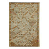 Moroccan Hand Knotted Geometric Area Rug