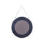 Candon Solid Wood Round Wall Mirror