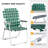 Metal Folding Widen Beach Chair(Set Of 1)-1381861398