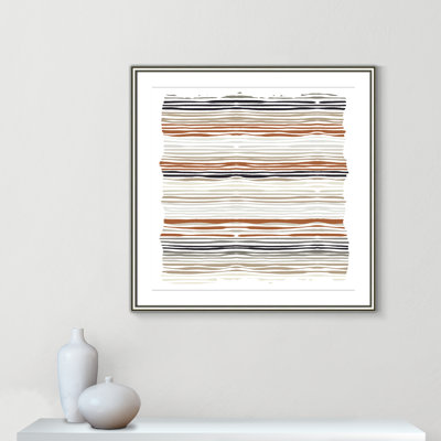 Stripes Square Print by Kimberly Allen