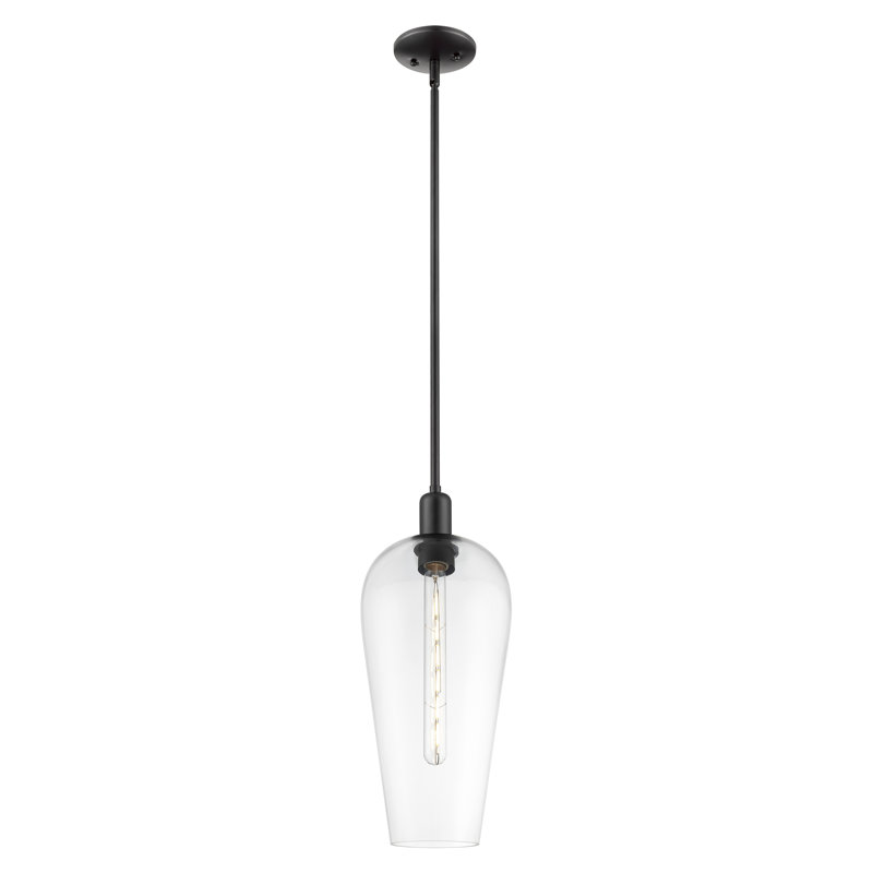 Downtown Urban - Chelsea - Mini-luminaire suspendu avec tige 8 lumières 1 lumière - Abat-jour, Tourbillon déco transparent