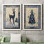 Silhouette de cerf - ensemble de 2 impressions-1993020040-1993020041-1993020048