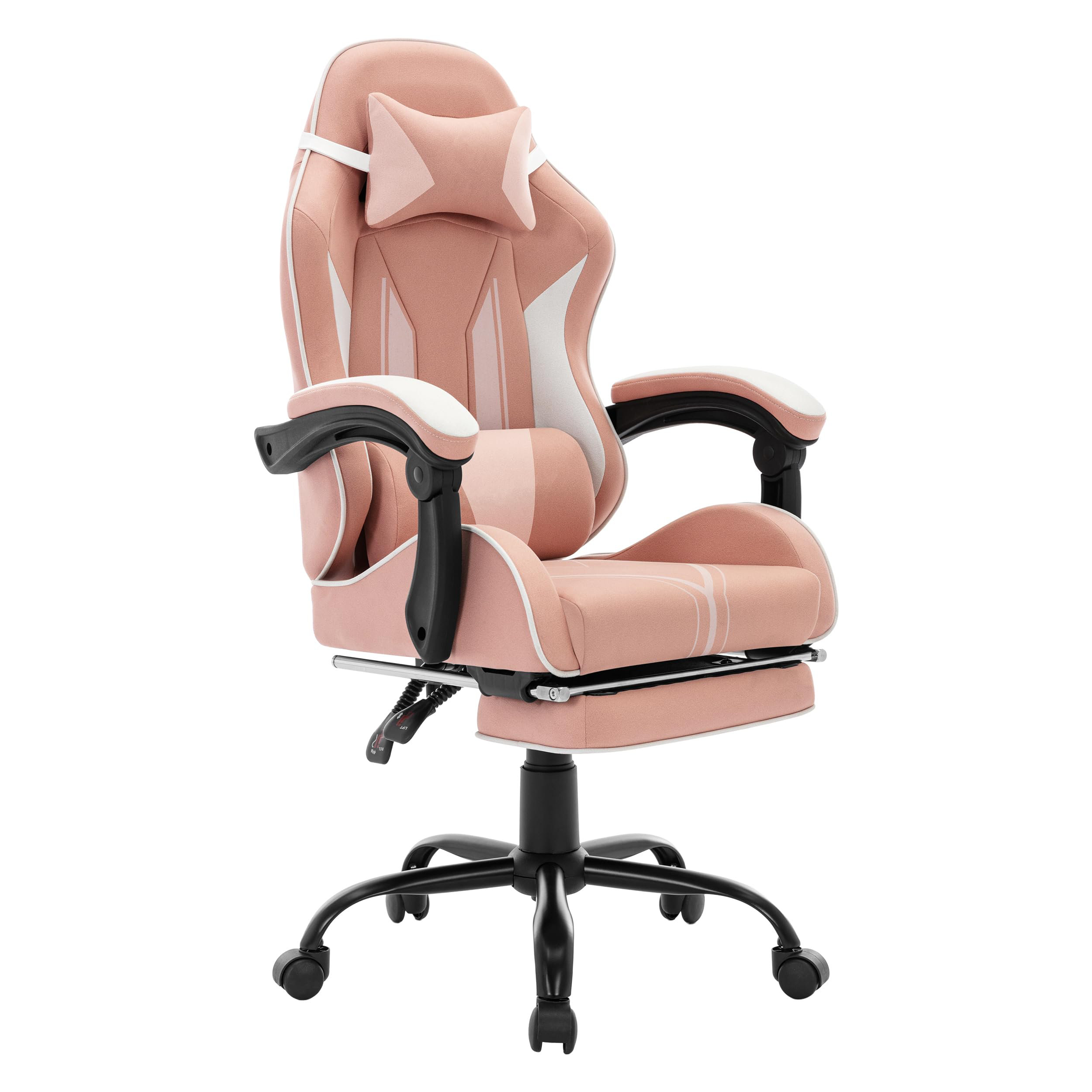 Inbox Zero Gaming Chair For Kids Computer Chair With Footrest And Gaming Chair For Kids Computer Chair With Footrest And Lumbar Support%2C Ergonomic Cute Gamer Chair%2C Racing Reclining PC Game Chair 