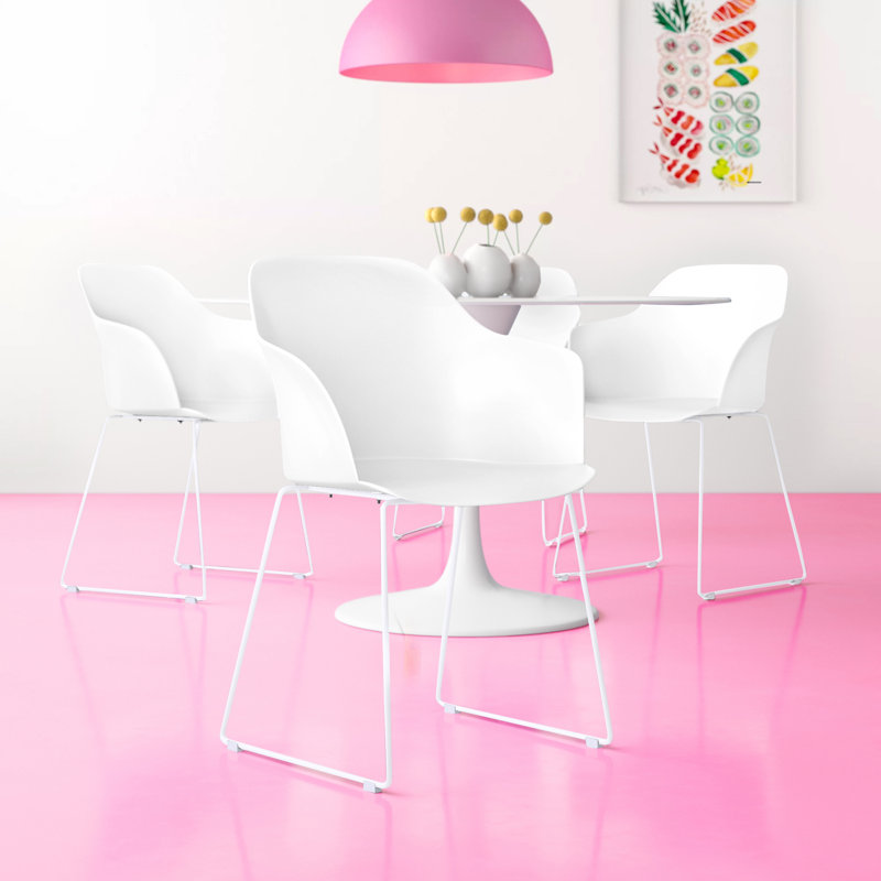 Stesha 44cm H Side Chair, White