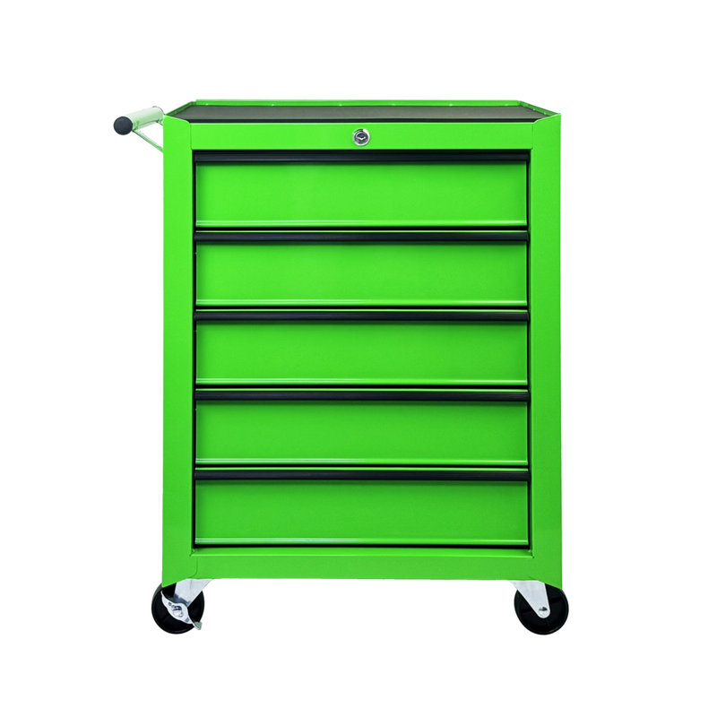 Rolling Metal Tool Chest, Green